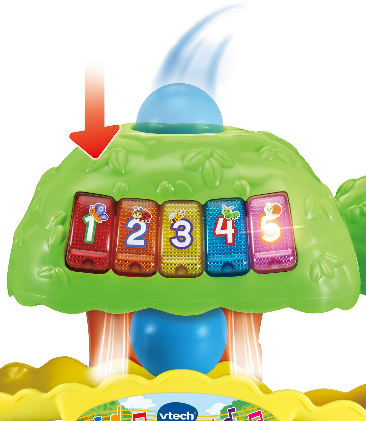 VTech Baby Pop & Play Activity Tree, Interactive Baby Toy with Coloured Balls, Lights & Music, Learn Numbers & Animals, Gift for Infants & Toddlers 1, 2, 3 years +, English version