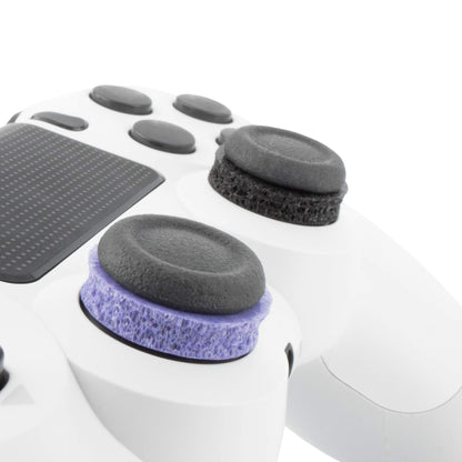 KontrolFreek Precision Rings for PlayStation and Xbox controllers, featuring aim assist and motion control, with mixed strength rings.