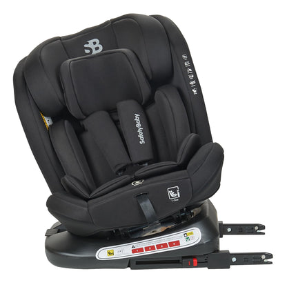 Safety Baby Xenon Isofix 360° Swivel Car Seat I-Size 40-150 cm Suitable from Birth to Approximately 12 Years Group 0-1-2-3 Isofix Fixings and Side Protectors