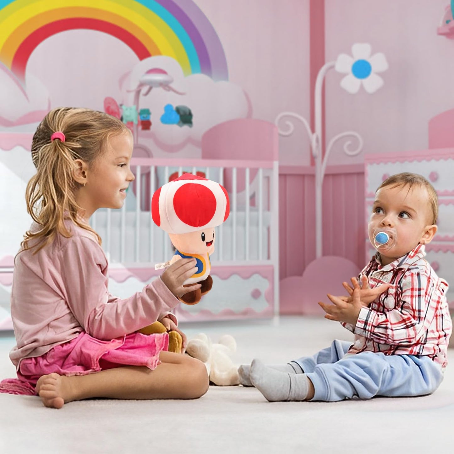 Wirhaut Toad plush toy, soft and cuddly stuffed animal perfect for boys, girls, babies, and toddlers.