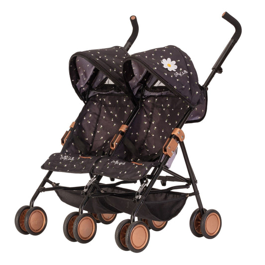 Daisy Chain Zipp Twin Max Dolls Pushchair – Adjustable handles from 76-82cm. For ages 4,5,6,7,8 or 9 years. (Limited Edition Twilight)