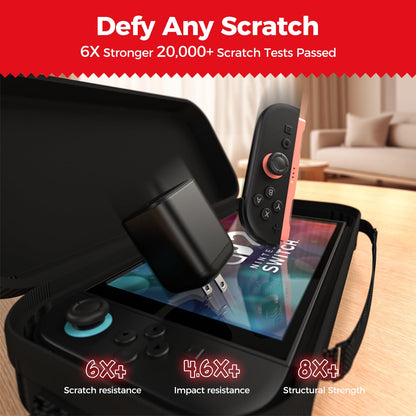 NEWDERY Nintendo Switch 2 screen protector, 9H tempered glass, full coverage, bubble-free, anti-scratch, anti-fingerprint, HD clear, 2-pack