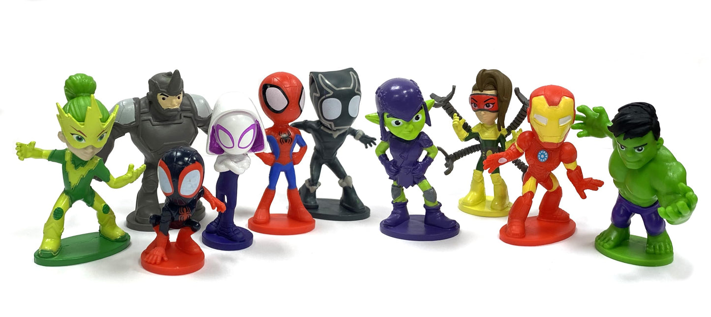 Marvel Spidey and his Amazing Friends My Busy Books - Storybook, 10 figurines, playmat