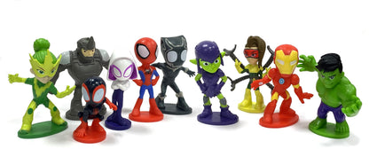 Marvel Spidey and his Amazing Friends My Busy Books - Storybook, 10 figurines, playmat