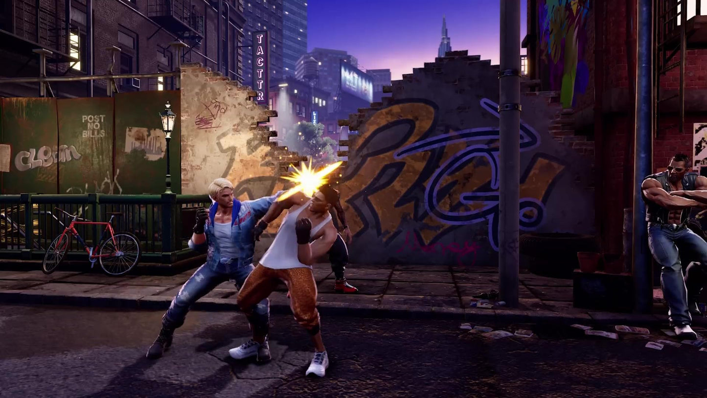 Double Dragon Revive Deluxe Edition game for PS5 by MICROÏDS, featuring game cover art with characters and vibrant graphics.