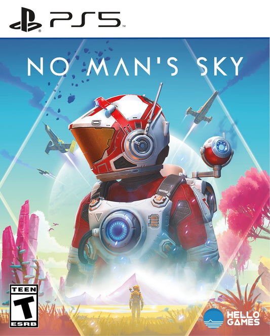 No Man's Sky PlayStation 5 game by Bandai Namco, showing the game case with artwork and logo on the cover.