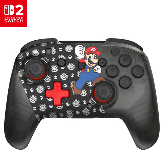 Turtle Beach Rematch Wireless Controller for Nintendo Switch featuring Super Mario Jump design and official licensing.