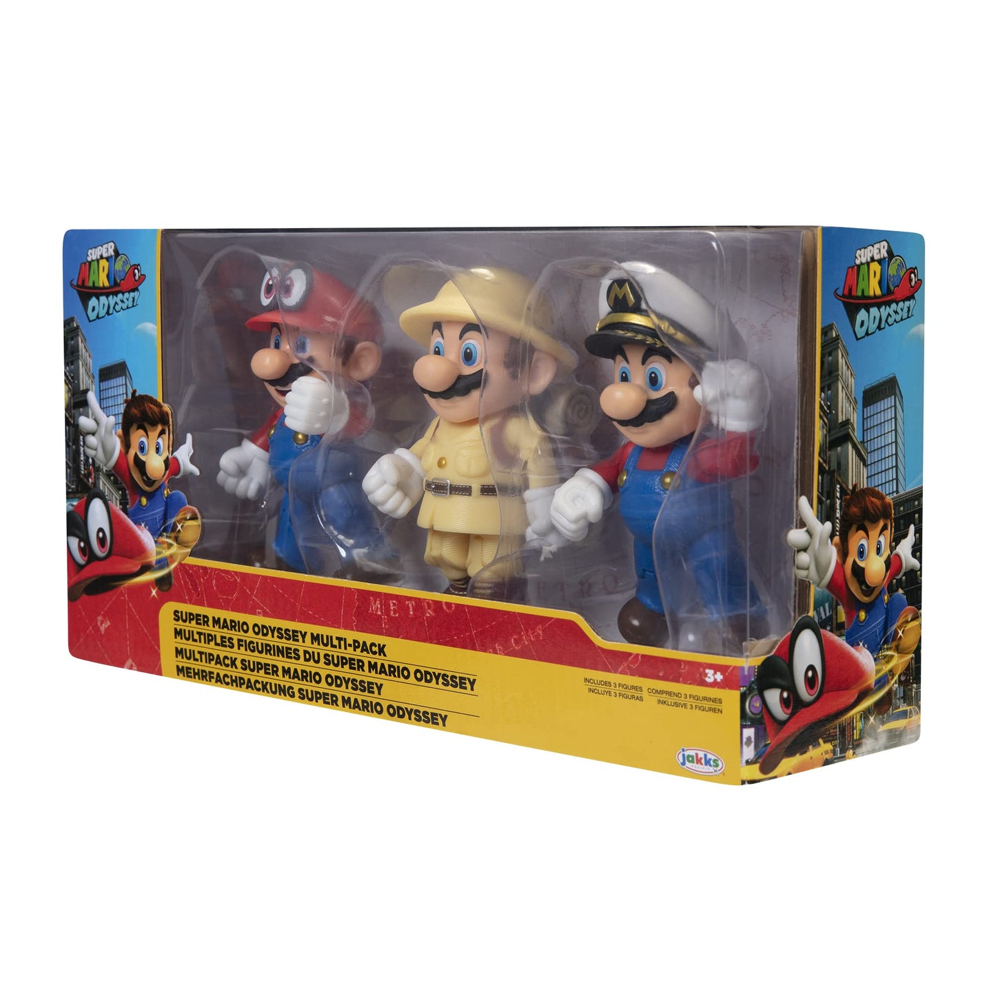 Multi-pack of Nintendo Super Mario Odyssey game cases featuring colorful Super Mario characters and vibrant game artwork.