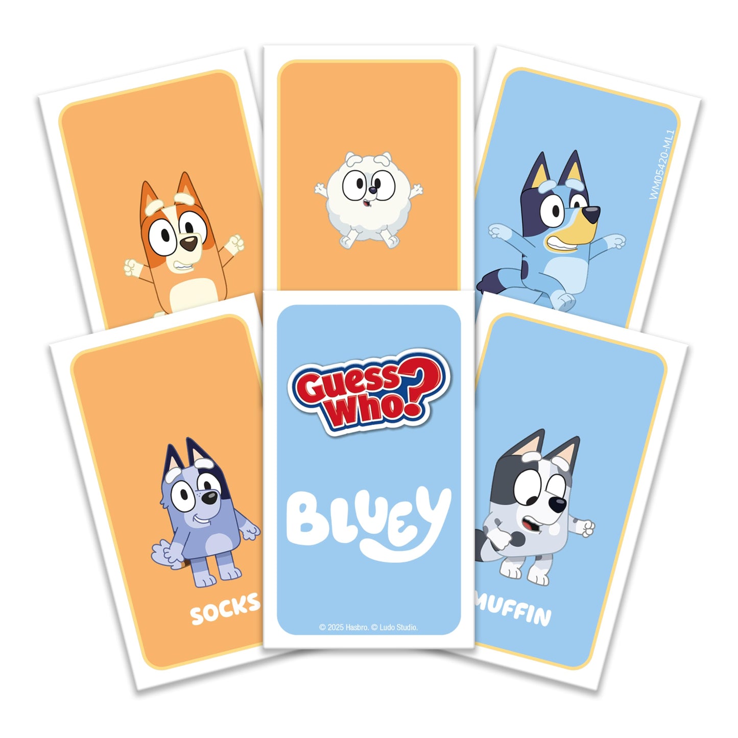 Winning Moves Bluey Guess Who? Classic Guessing Board Game for Families and Bluey Fans great gift for ages 6 plus