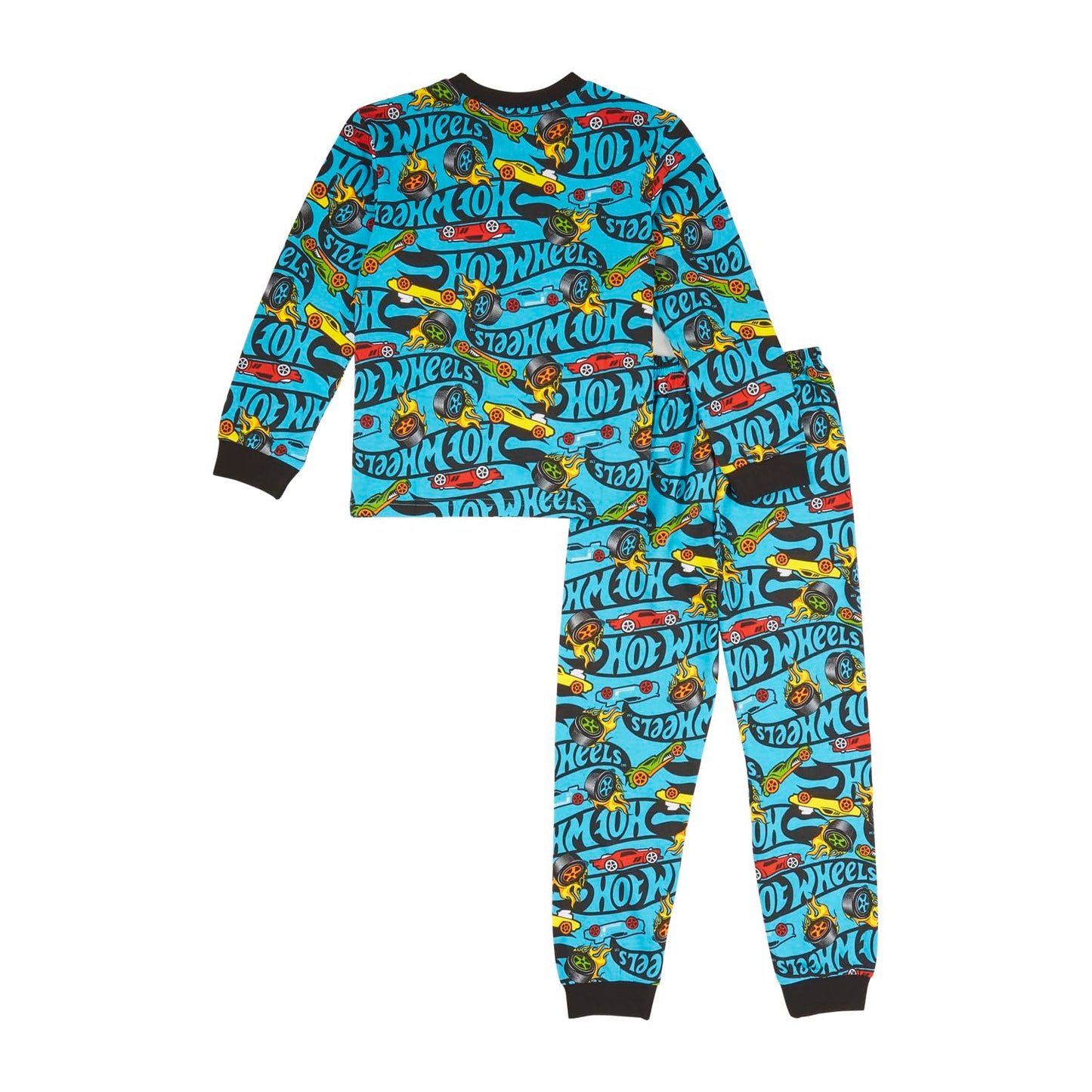 Hot Wheels Boys Pyjama Sets | Cotton Pyjamas for Boys | Official Clothes | Car Gifts for Boys - 9-10 Years Blue