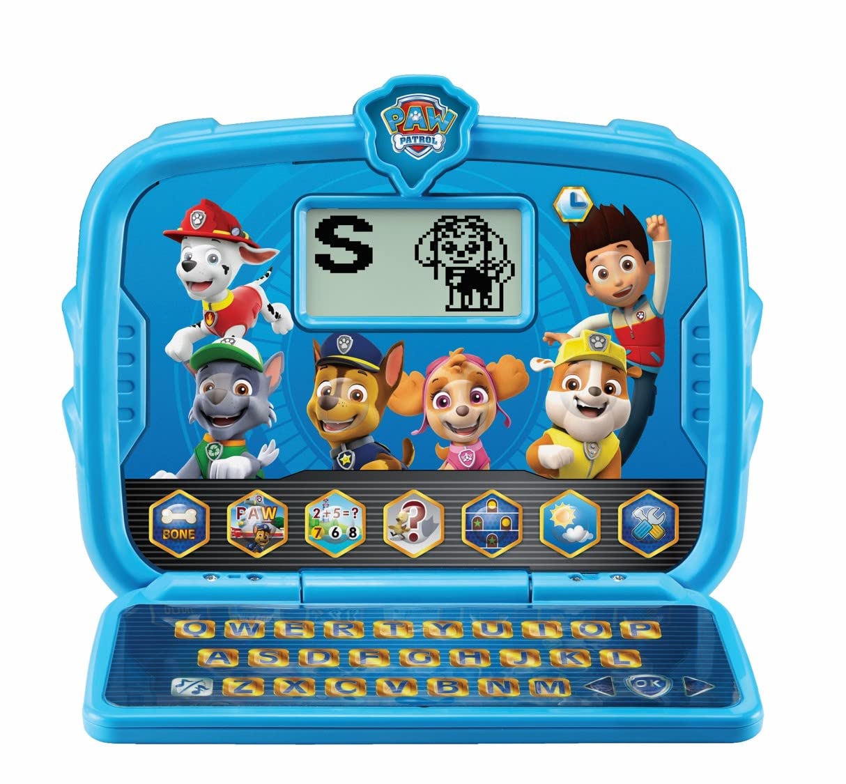 VTech PAW Patrol: Learning Tab-Top, Official PAW Patrol Toy, Interactive & Educational Learning Laptop, Teaches Letters, Phonics, Typing, Numbers & More, Gift for Ages 3, 4, 5+ Years, English Version