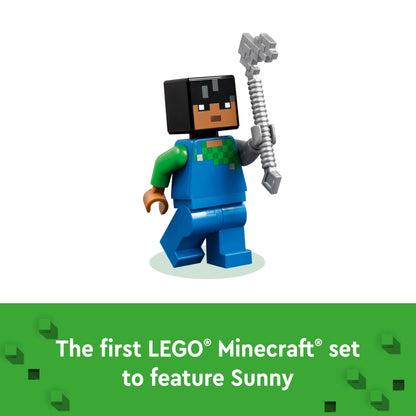 LEGO Minecraft The Cherry Blossom Garden Toy - Building Set with Trees, a Sunny Figure, Bees, and Mobs incl. a Zombie - Gamer Gift for 8+ Year Old Boys & Girls - 21260