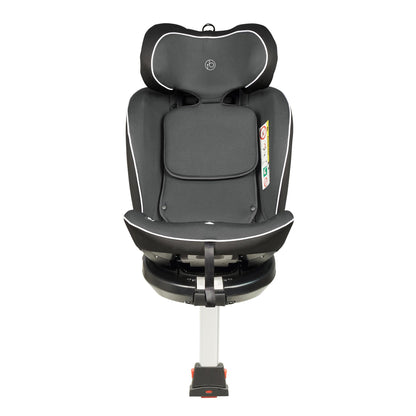 Ickle Bubba Radial i-Size Plus 360 Spin Car Seat – ISOFIX, Birth to 150cm (Approx. 12 yrs*), 360 Rotation, Rear and Forward Facing, Memory Foam Headrest and Side Impact Protection (Dark Grey)