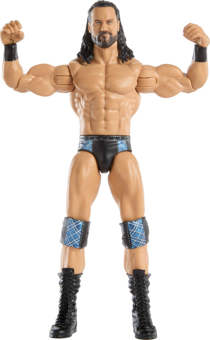 Mattel WWE Drew McIntyre Action Figure, Main Event Series #157, 6-inch Collectible Superstar with 14 Articulation Points & Life-Like Look, JGD36