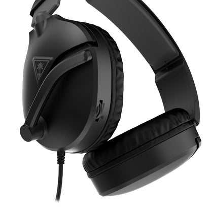 Turtle Beach Recon 70 Black wired gaming headset with adjustable headband and in-line microphone for Xbox Series X and S.