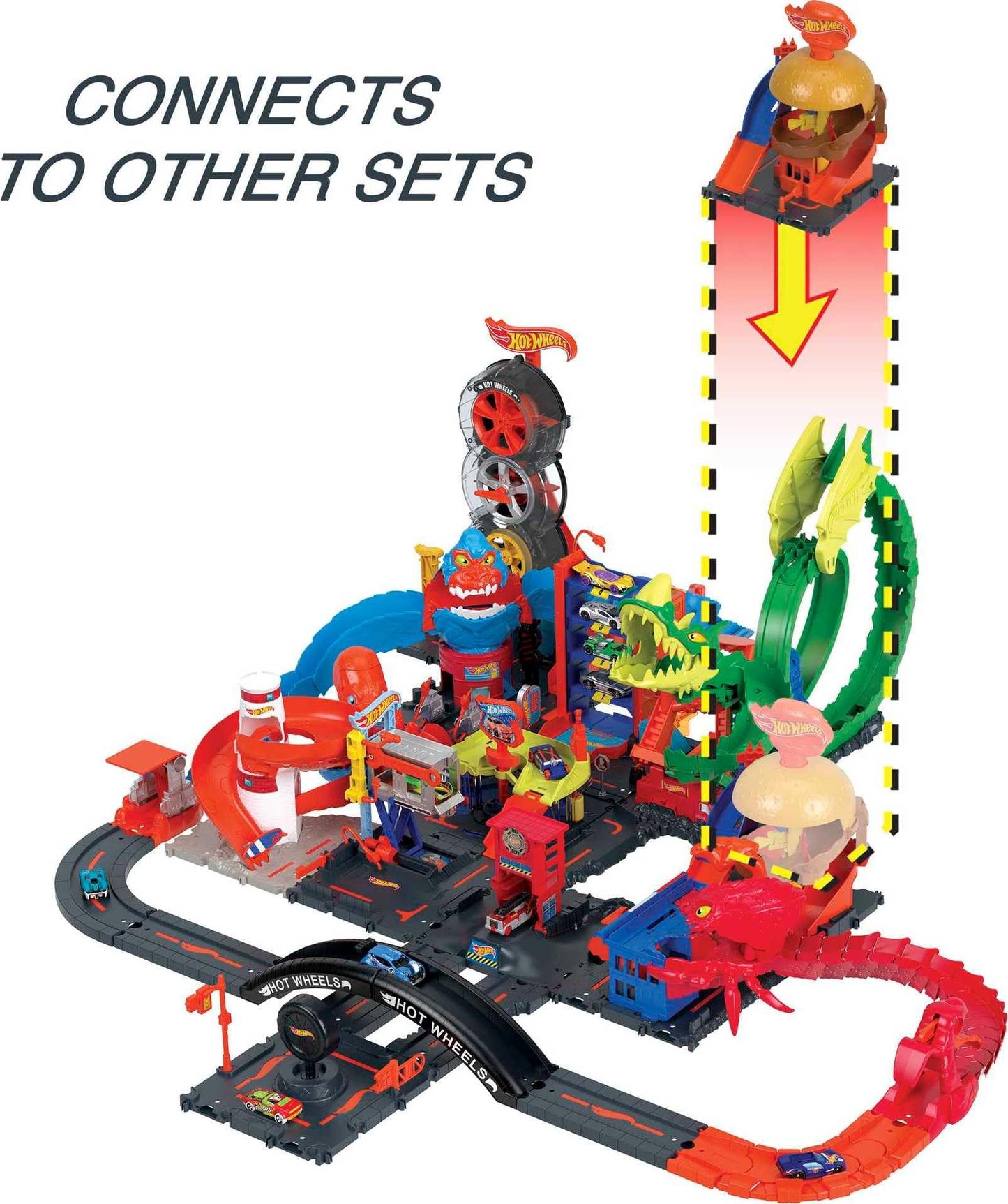 Mattel - Hot Wheels City Burger Blitz Playset