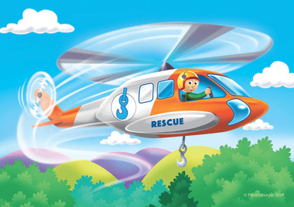 Ravensburger Rescue Vehicles - My First Jigsaw Puzzles for Toddlers Age 18 Months - 2, 3, 4 & 5 Pieces