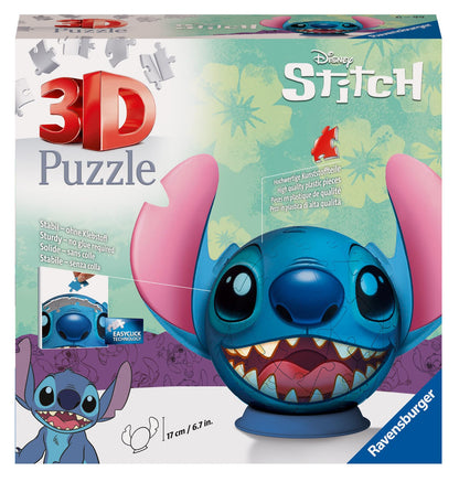Ravensburger Disney Stitch 3D Jigsaw Puzzle for Children Age 6 Years Up - 72 Pieces - No Glue Required for Kids
