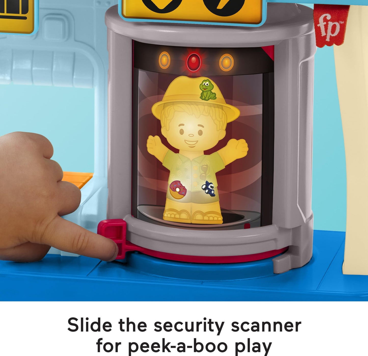 Fisher-Price Little People Toddler Toy Everyday Adventures Airport Playset with Airplane for Preschool Pretend Play Ages 1+ Years, HTJ26