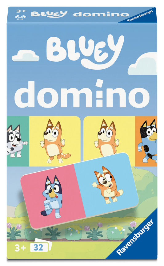 Ravensburger Bluey Dominoes Game For Kids Age 3 Years Up - 2 to 4 Players