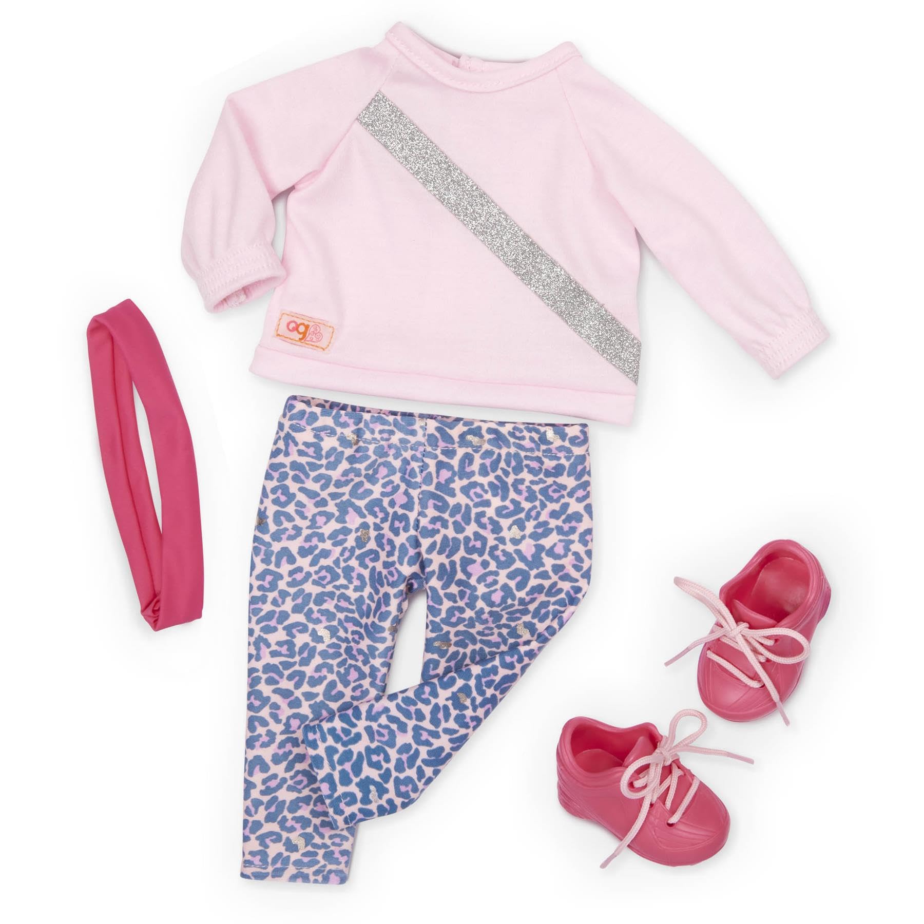 Our Generation Natalia doll with Nillie dog agility training set, featuring accessories for imaginative play.