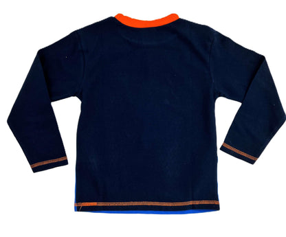 Hot Wheels boys pyjamas in blue featuring Fast graphics, designed for ages 7-8 years, perfect for nightwear.