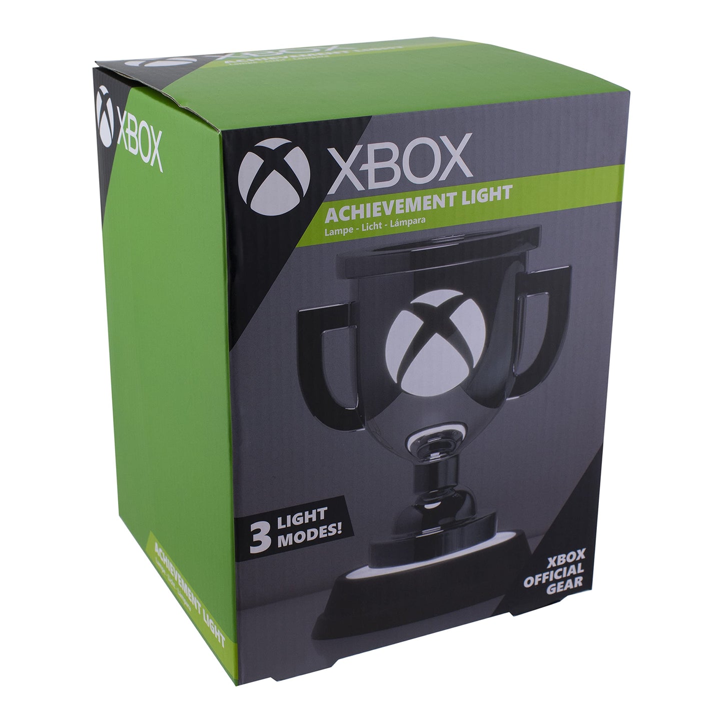 Silver XBOX Paladone Achievement Light showing the official licensed achievement icon on a sleek design.