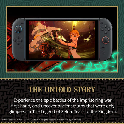 Nintendo Hyrule Warriors: Age of Imprisonment game box art featuring characters and fantasy scene from the action-adventure game.