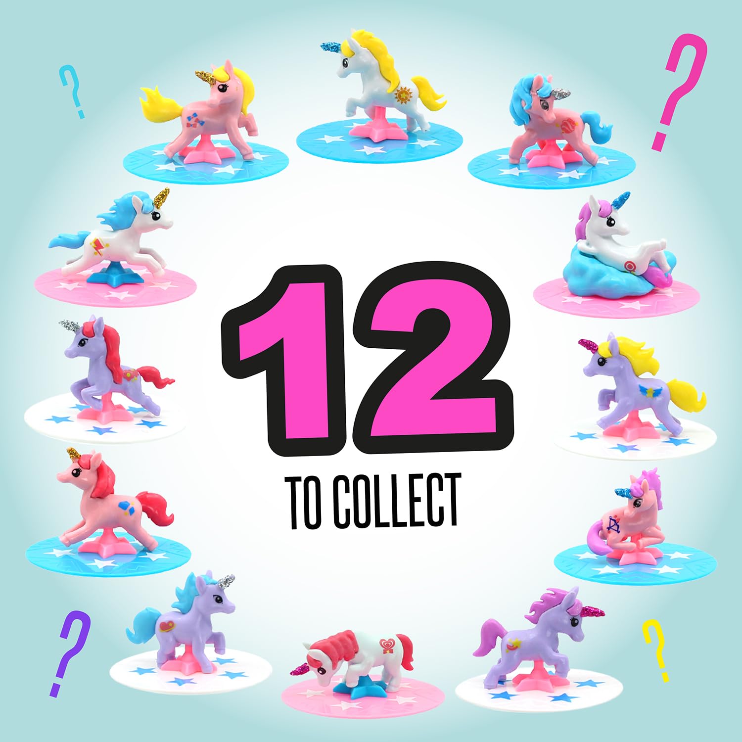 Colorful unicorn pot slime from So Slime, a stretchy sensory slime toy in a collectible unicorn cup for kids.