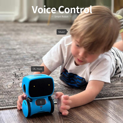 GILOBABY Interactive Smart Robot Toys, Intelligent Robot for Kids, Children Girls & Boys Robotic 3 Years Old Up, Voice Control & Touch Sense, Dance & Sing & Walk, Recorder & Speak Like You