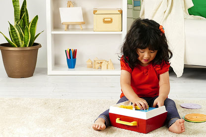 Fisher-Price 01697 Classics Music Box Record Player Baby Musical Toy, Pretend Play For Boys And Girls, Ages 18 Months+, 1697, Multicolour