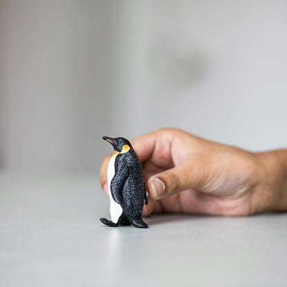 SCHLEICH 14841 Emperor Penguin Wild Life Toy Figurine for children aged 3-8 Years