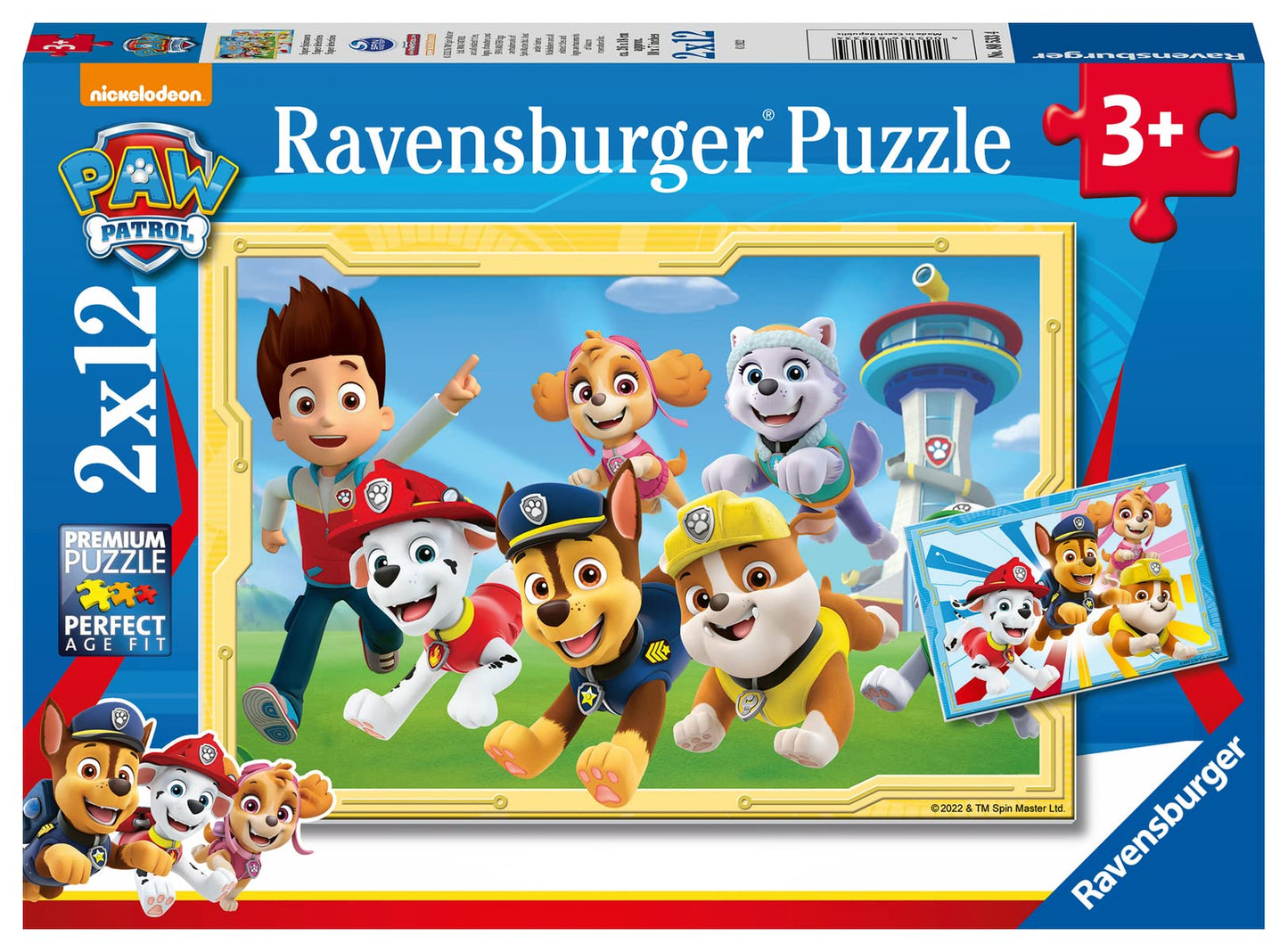 Ravensburger Paw Patrol Toys - 2x 12 Piece Jigsaw Puzzles For Kids Age 3 Years Up - Educational Toddler Toys [Amazon Exclusive]