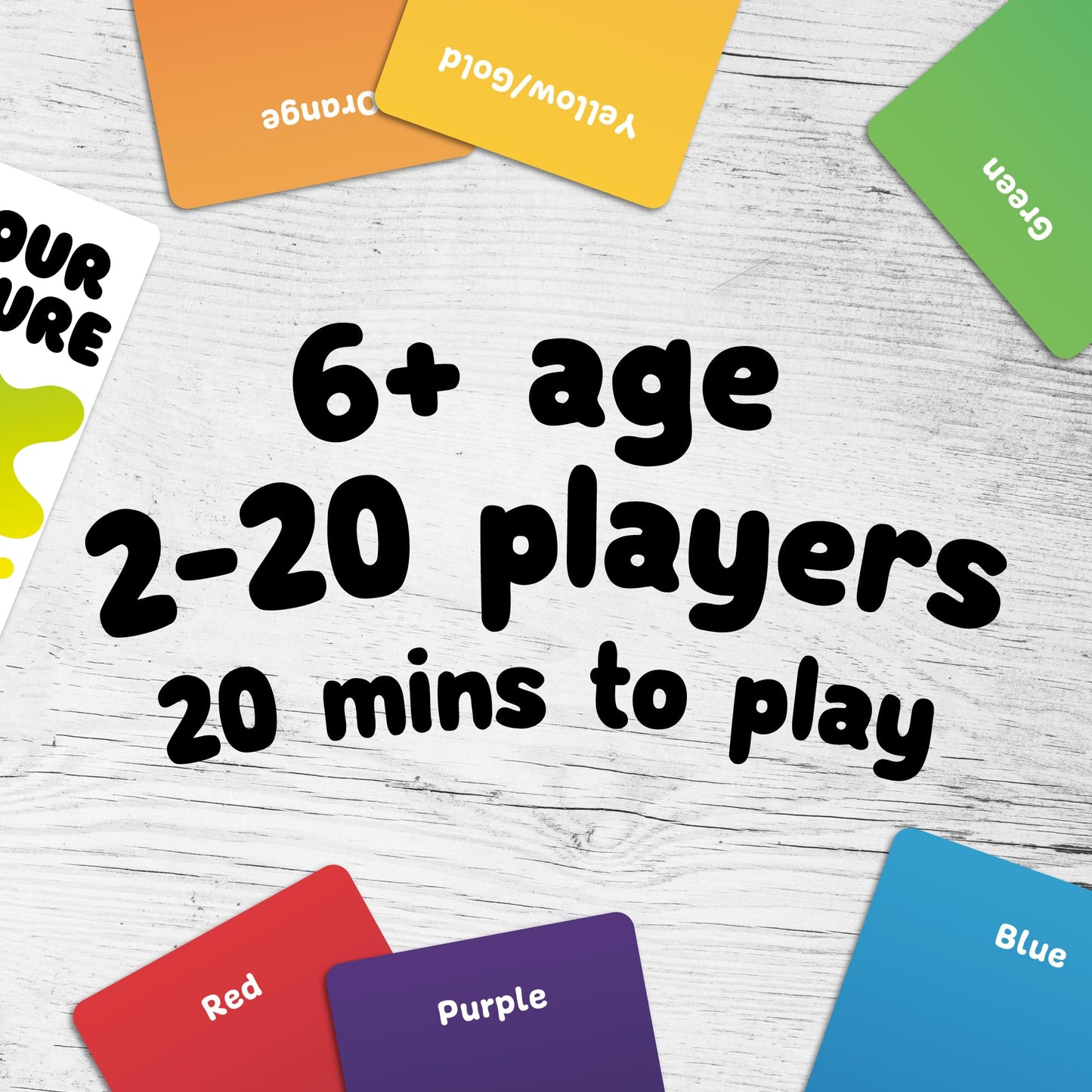 Junior Colourbrain Board Game: Ultimate Game for Families Fun for Kids and Adults Multicoloured, Fun Board Game for Families (Smaller box) | Perfect Christmas Game