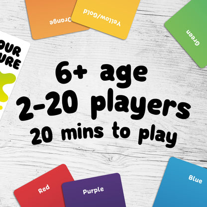 Junior Colourbrain Board Game: Ultimate Game for Families Fun for Kids and Adults Multicoloured, Fun Board Game for Families (Smaller box) | Perfect Christmas Game