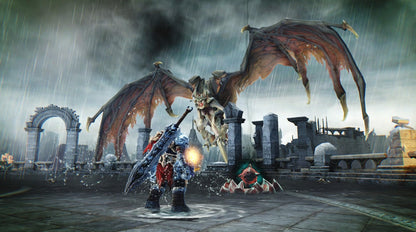 Darksiders Warmastered game for PlayStation 5 by THQ Nordic, showing game cover art with dark fantasy artwork.