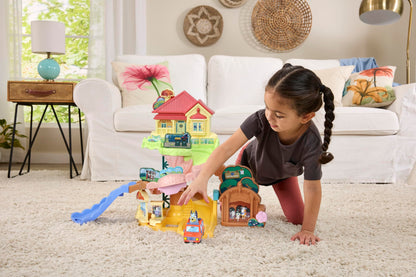 VTech Toot-Toot Drivers Road Trip Play Set, Bluey Playset includes Toy Car, Vehicle Tracks for Kids with Lights and Sounds, For Toddlers, 12 Months, 2, 3, 4+ Years, English Version