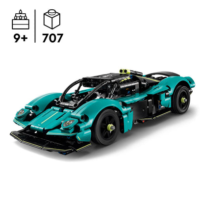 LEGO Technic Aston Martin Valkyrie model kit with detailed buildable car design for creative play and display.