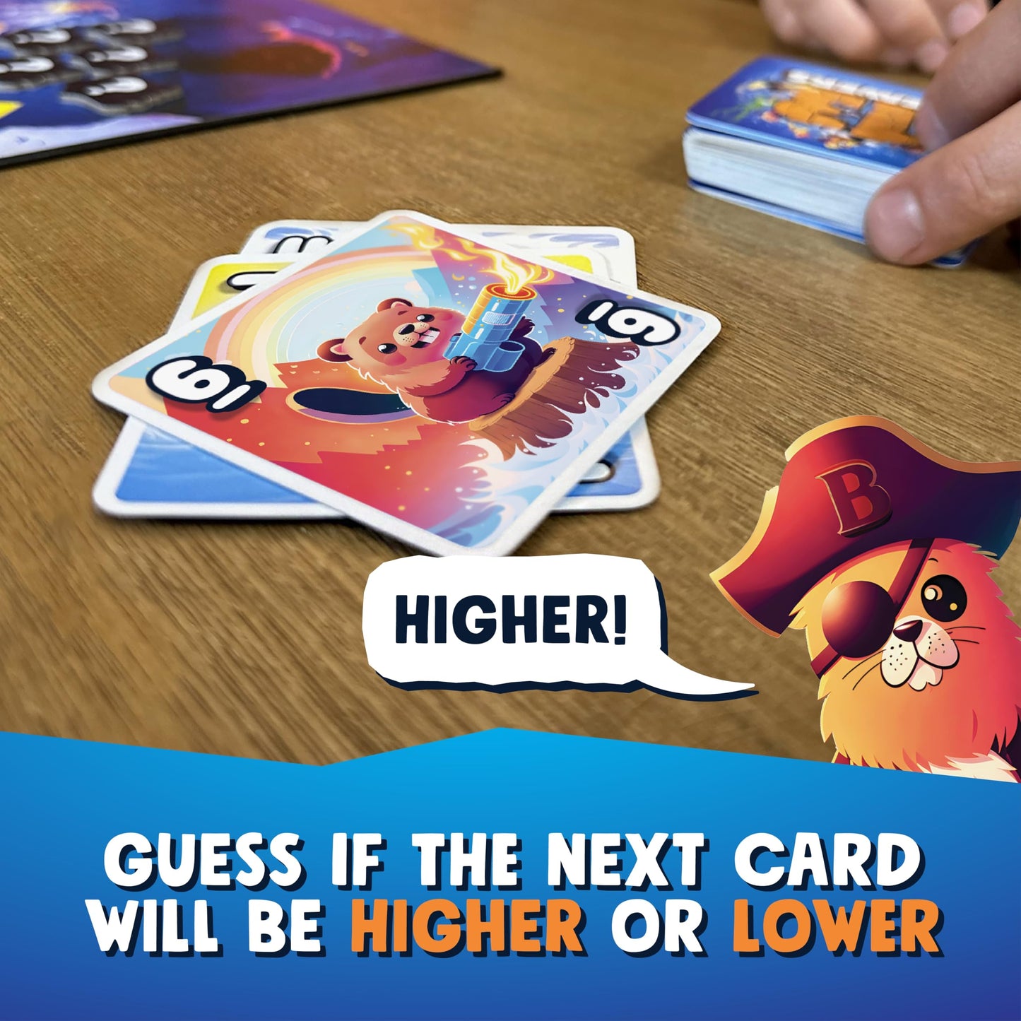 13 Beavers family board game by Format Games showing colorful beaver characters on the game box for kids and adults ages 7+.