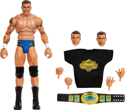 Mattel WWE Ultimate Edition Randy Orton 6-inch Action Figure & Accessories Fan Takeover Set, 10+ Pieces Include Swappable Heads & Hands, JCX43