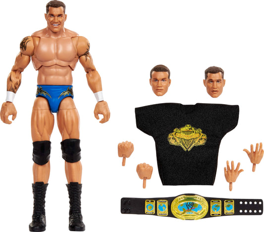 Mattel WWE Ultimate Edition Randy Orton 6-inch Action Figure & Accessories Fan Takeover Set, 10+ Pieces Include Swappable Heads & Hands, JCX43