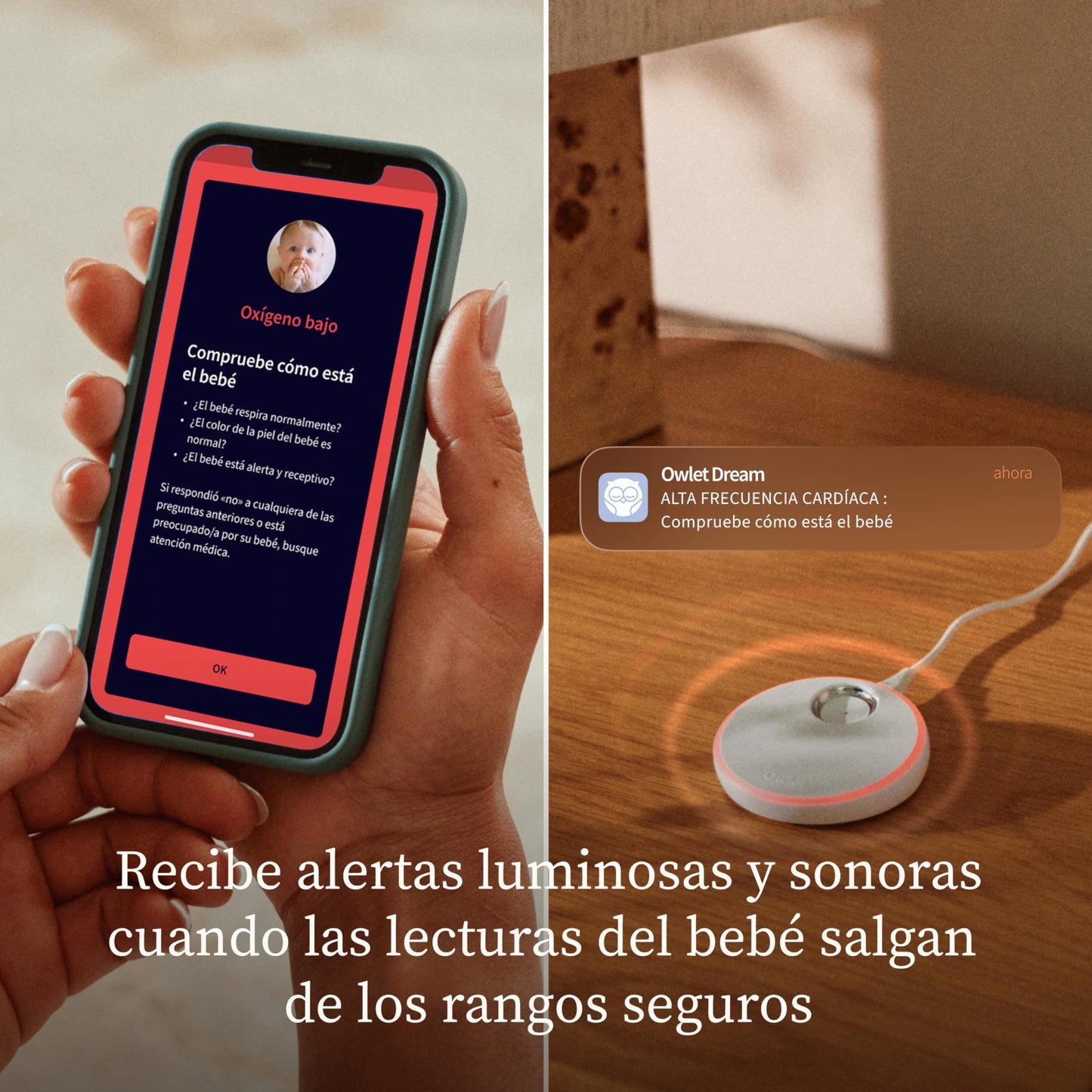 Owlet Dream Duo (3rd Gen) – Medically-Certified Smart Baby Monitor with Sock & HD Video Cam, Tracks Pulse Rate, Oxygen & Sleep, 2K HD Video, Cry & Motion Alerts, Temp Monitoring