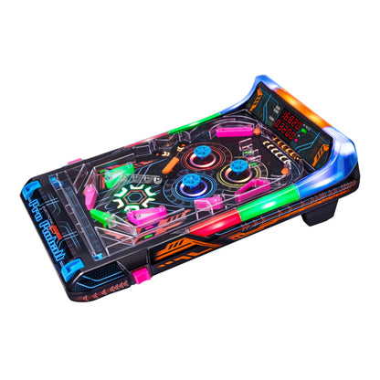 #winning Electric Arcade Pinball Pro Edition desktop pinball machine with colorful playfield and classic arcade design.