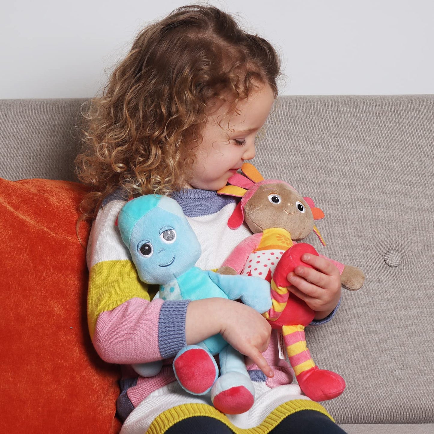 In the Night Garden Cuddly Soft Toy CBeebies Iggle Piggle Softie 30cm for Babies Toddlers 0-3 Suitable from Birth Colourful Comforting Cuddly Toy, Blue