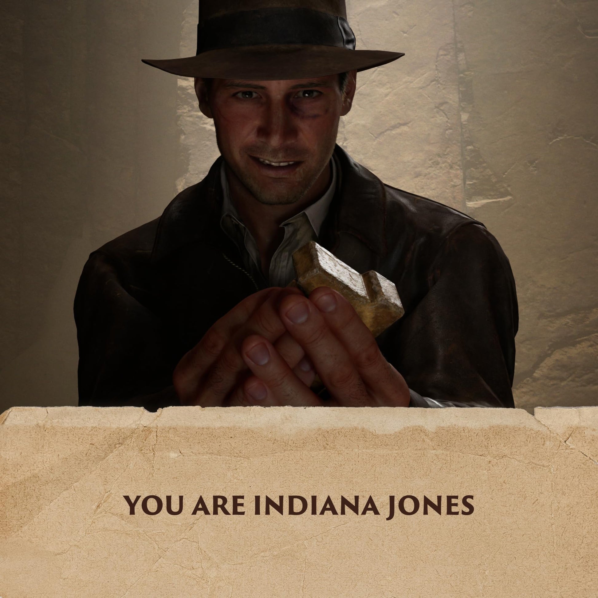 Indiana Jones and the Great Circle Nintendo Switch 2 game cartridge by Xbox, featuring adventure-themed artwork and branding.