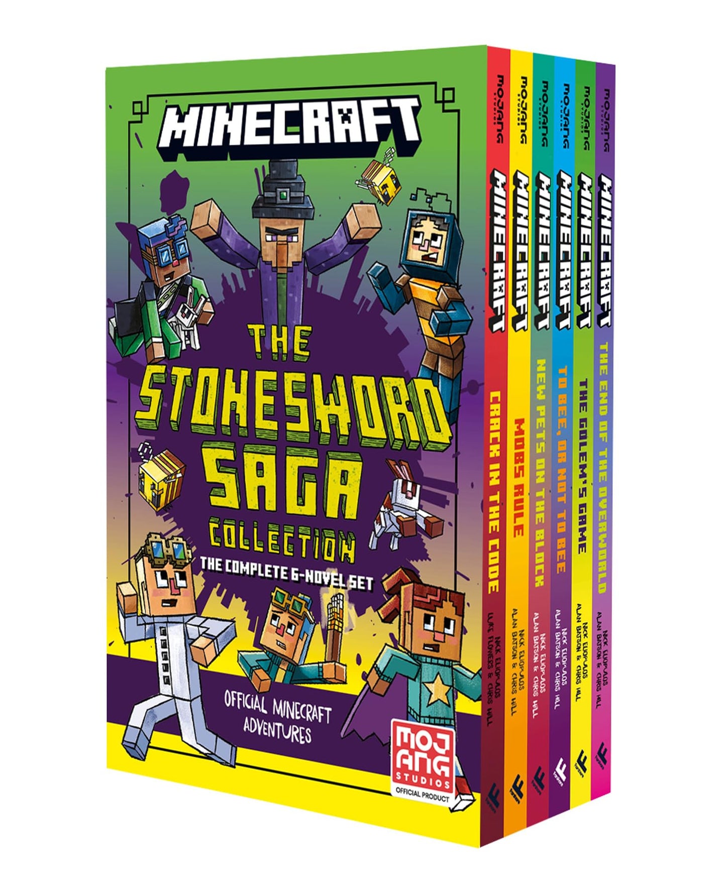 Minecraft Complete 6 Book Stonesword Saga: Official illustrated LitRPG children’s gaming fiction – perfect Christmas gift for fans of A Minecraft Movie and kids aged 6, 7, 8 & 9!: Book 6