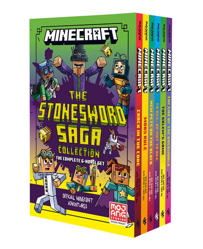 Minecraft Complete 6 Book Stonesword Saga: Official illustrated LitRPG children’s gaming fiction – perfect Christmas gift for fans of A Minecraft Movie and kids aged 6, 7, 8 & 9!: Book 6