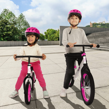 Bixe Balance Bike - 40.6 cm (16") Big Kids' Training Bikes - Kids Balance Bike Designed for Children Ages 4 to 9 - No Pedal Push Bicycle for Boys or Girls - Pink