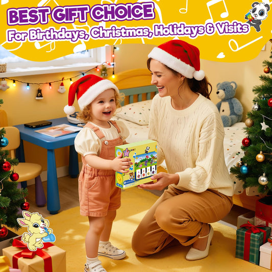 Foldable musical piano mat toy by m zimoon for toddlers, featuring a 10-key keyboard and non-slip dance surface.