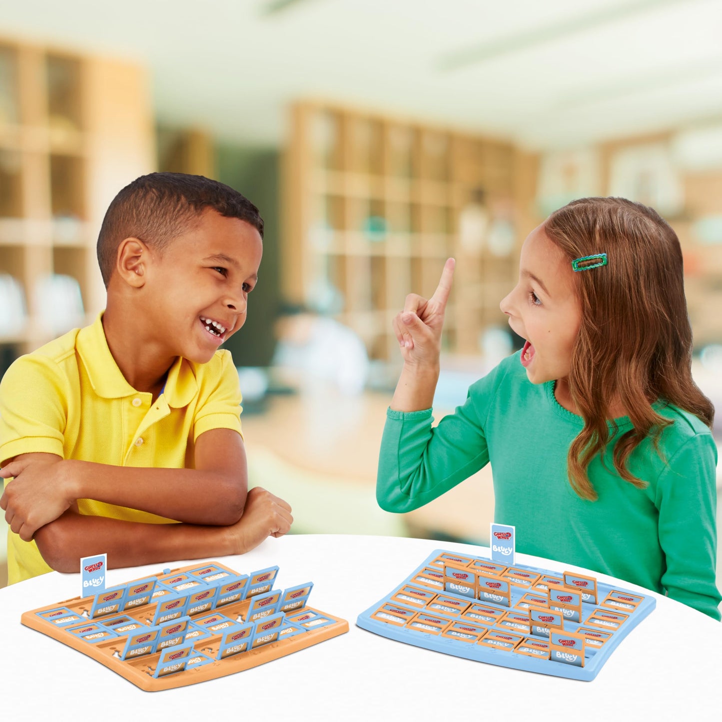 Winning Moves Bluey Guess Who? Classic Guessing Board Game for Families and Bluey Fans great gift for ages 6 plus